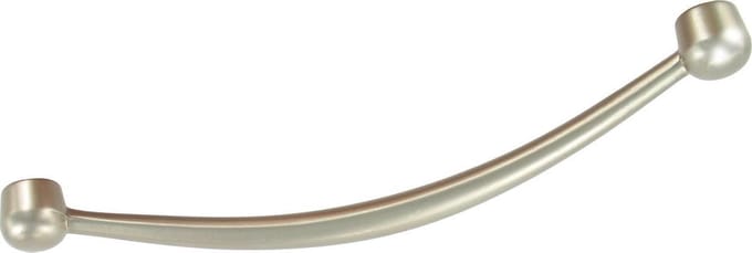 TQ4U meubelgreep 160mm slanke afgeronde vormgeving | NIKKEL GESATINEERD