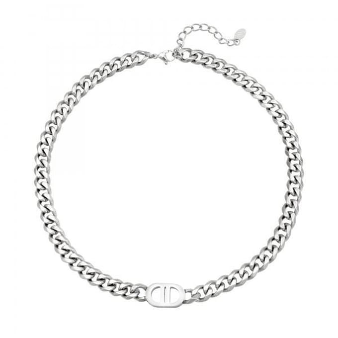 Ketting The Good Life - Ketting DD - Yehwang - Schakelketting - One size - Zilver