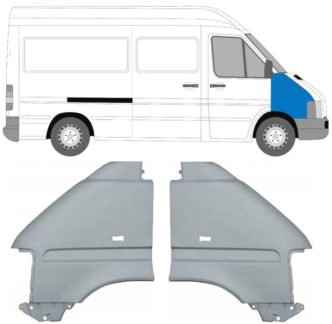 Voorste spatbord voor Volkswagen LT 1996-2005 / Links + Rechts / Set