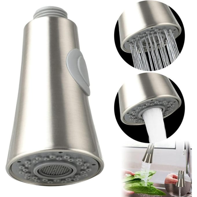 Évier de Cuisine Robinet Douchette Extractible Tête de Rechange gray