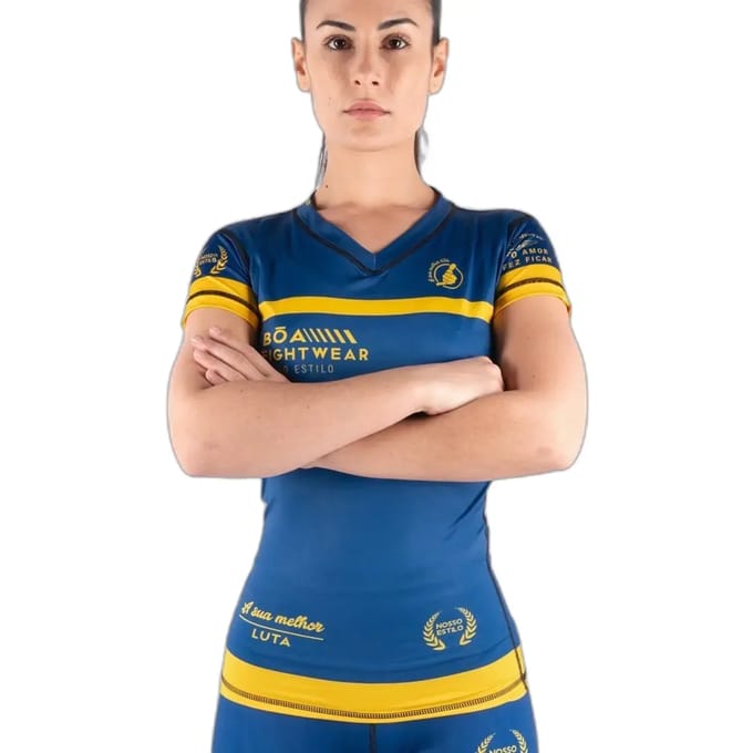 Dames-Rashguard Boa Fightwear Formula da Luta