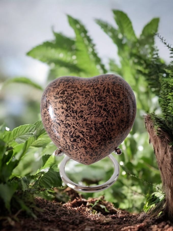 Hart Urn - Verdeel Urn - Copper Field 14081H