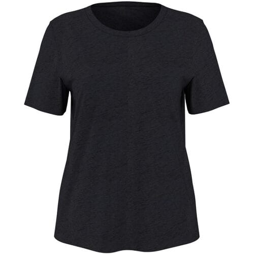 ESMARA Linnen dames T-shirt (Zwart, S (36/38))