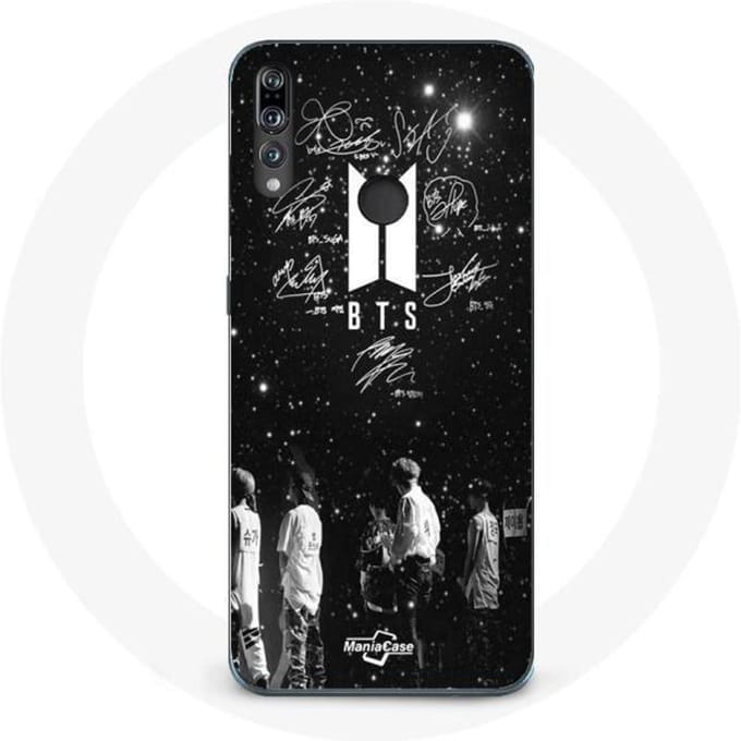 Coque - BTS - Huawei P30 Lite - Souple - Noir - Membres BTS