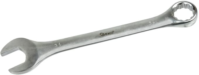 GEKO Sleutel - Combinatie - 36 mm - Satin Finish - CrV Staal
