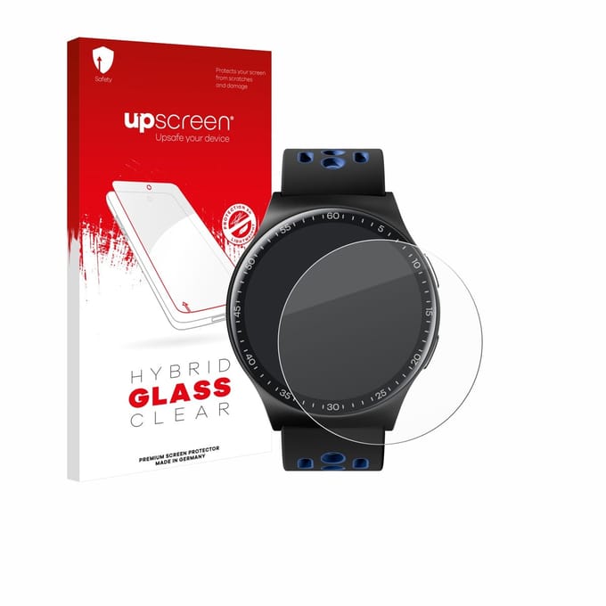 upscreen - Screenprotector voor Reebok Pulse Smartwatch - Folie Beschermfolie Beschermglas transparant
