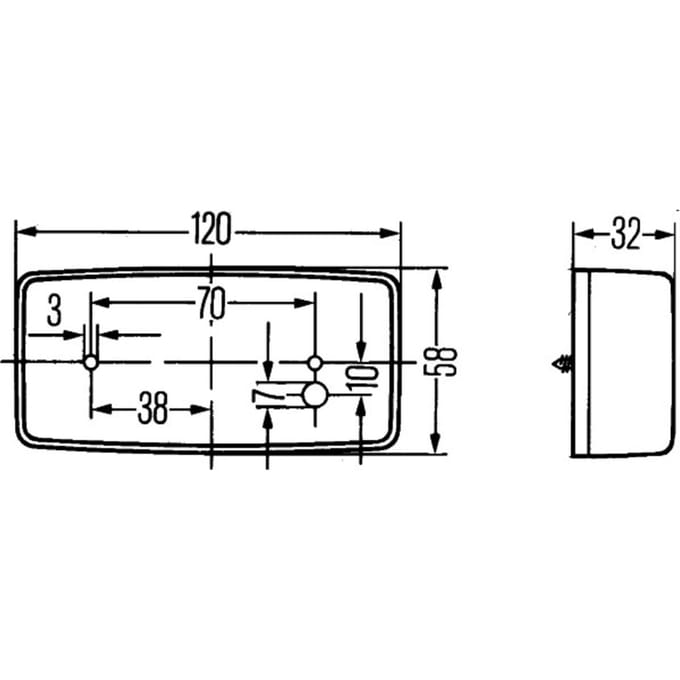Markeringslicht HELLA 2PS 002 727-001