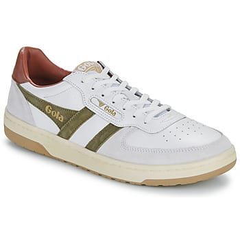 Gola Hawk - Herensneaker - Wit-Khaki-Roest