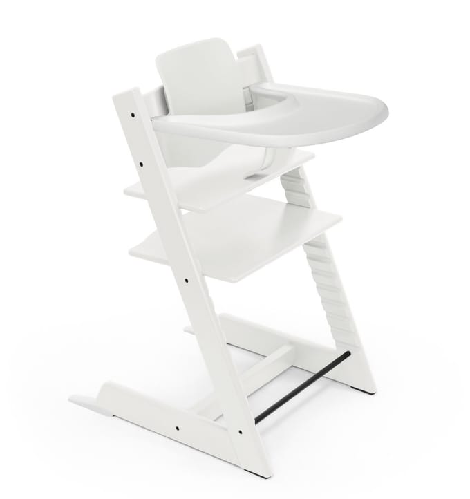 Stokke® Tripp Trapp® Bundle Stoel + Babyset + Tray | White
