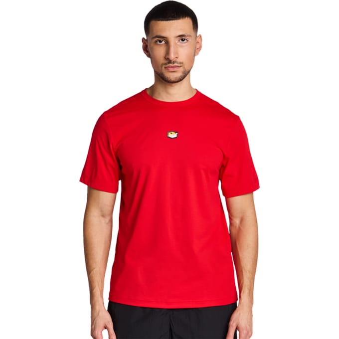 Nike Tuned T-shirts Heren - Rood - Maat L