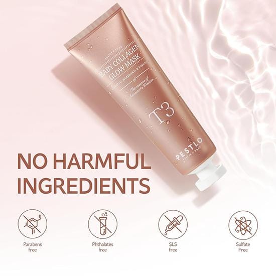 [PESTLO] T3 Baby Collageen Glow Masker 70ml beige