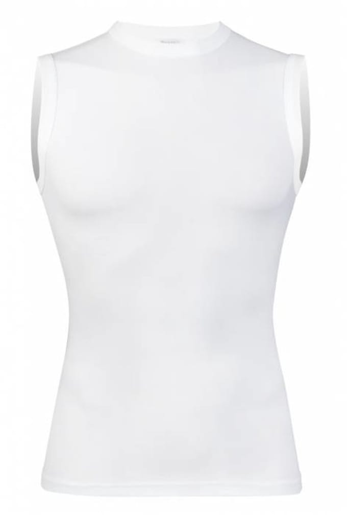 Beeren microfiber mouwloos shirt Young  - L  - Wit