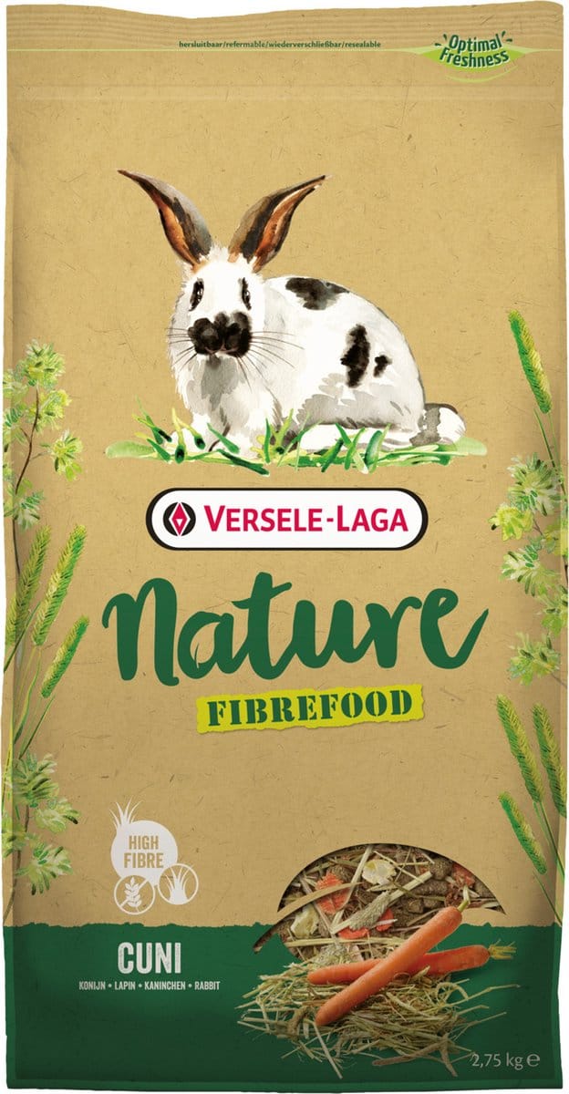Versele-Laga Nature Cuni Fibrefood - Konijnenvoer - 2.75 kg