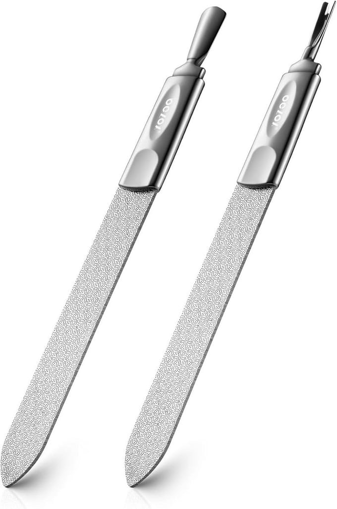 4-in-1 Manicure Set met Nagelvijlen en Cuticle Verwijder Set