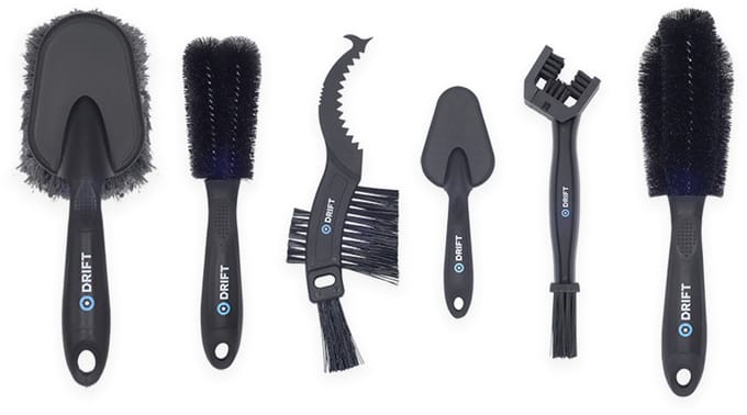 Bike Brush Kit – Fietsborstel Set voor Frame, Ketting & Componenten – 6-delig Borstelpakket