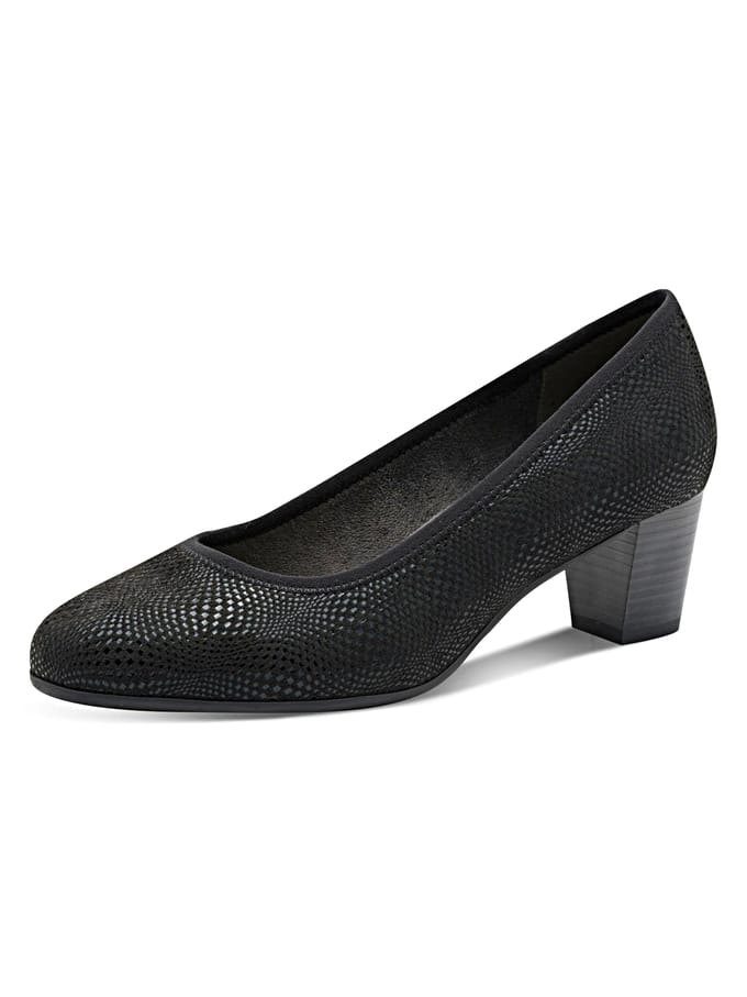 Jana Dames Pump - 22476-008 Zwart - Wijdte H - Maat 37