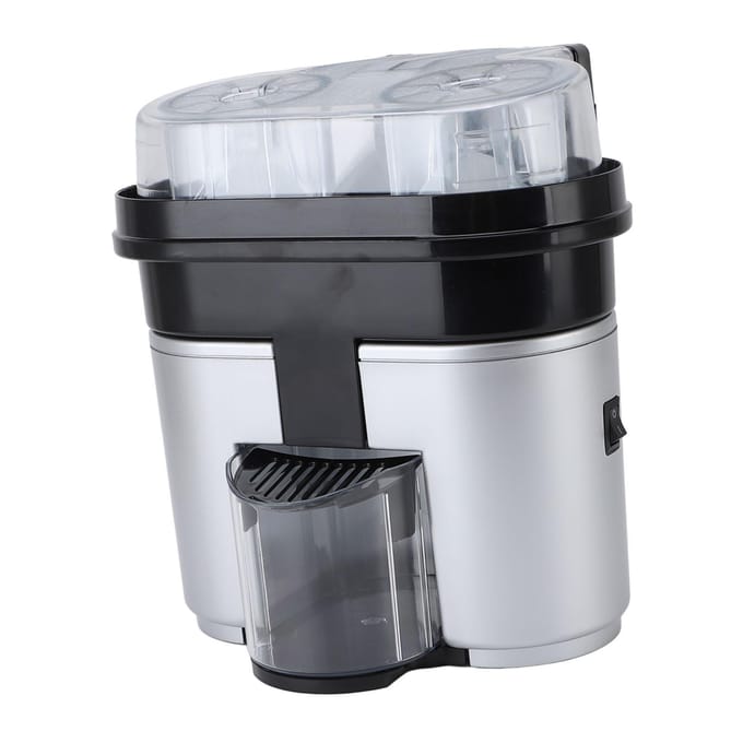 Elektrische Dubbele Citruspers Juicer Machine Hoge Efficiëntie Snijden en Persen Elektrische Citrus L black