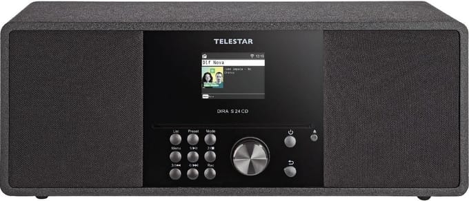 Telestar Telestar DIRA S 24 CD DAB+/FM Stereo Radio met CD-speler Zwart
