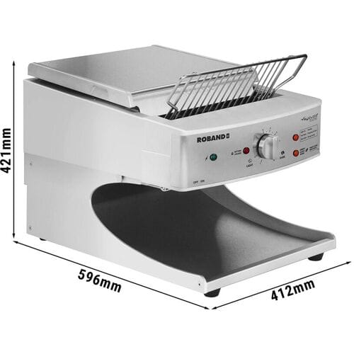 ROBAND Professionele doorlooptoaster - 2,99 kW Zilver