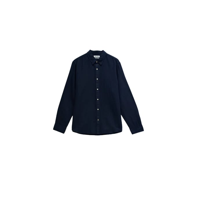 Langarmhemd met linnenmix Salsa Jeans