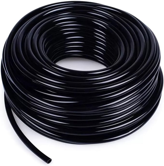 Micro Irrigatieslang voor Druppelberegening - Zwarte Watertoevoerslang 4mm/6mm