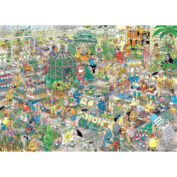 Jumbo Jan van Haasteren Het Tuincentrum 1000 stukjes Volwassenen puzzels