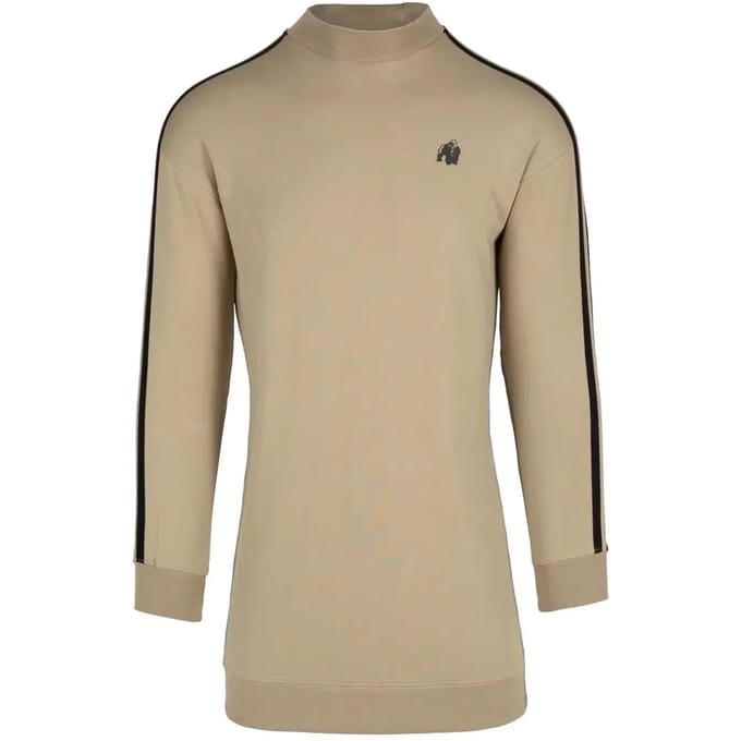 Gorilla Wear Isabella Sweatshirt Jurk - Beige - M