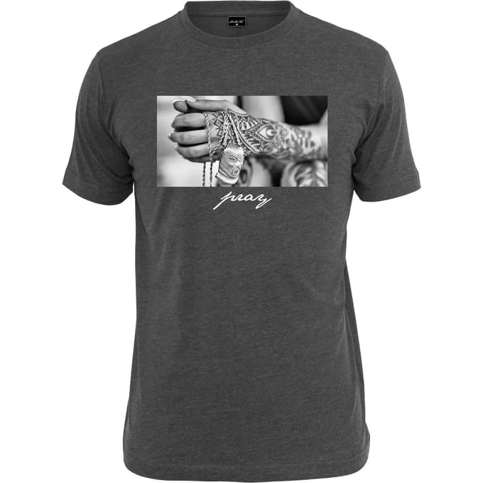 Mister Tee - Pray 2.0 Heren T-shirt - XS - Grijs