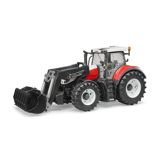 Bruder Tractor Steyr 6300 Terrus CVT met Frontlader - Schaal 1:16 - 45cm - 3181