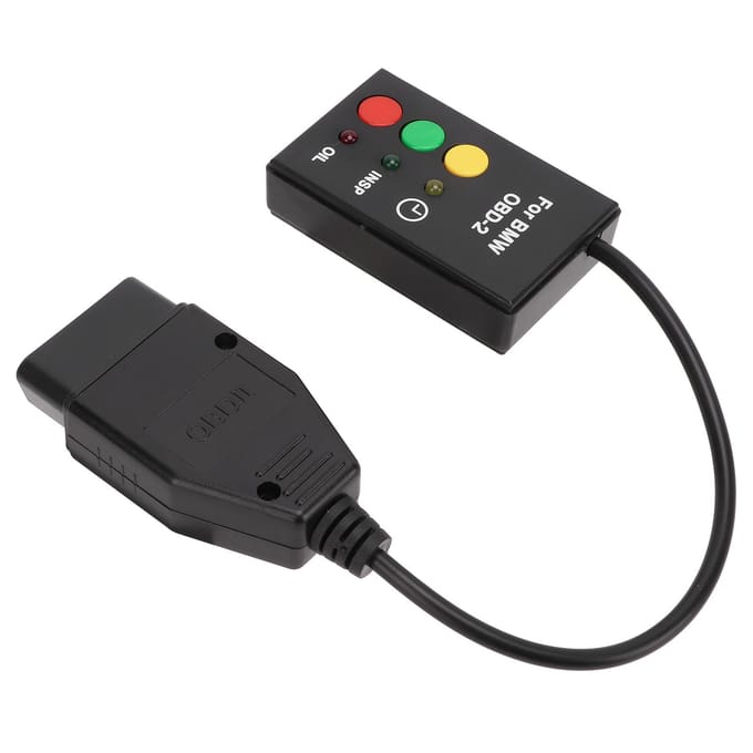 OBD2 Reset Olie Service Licht Tool 16PIN 3 Knop Multifunctioneel Vervanging voor Land Rover black