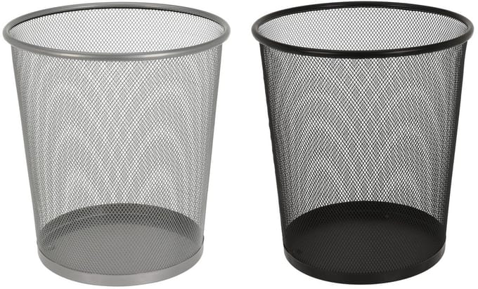 Metalen Prullenbak 30 cm - Duurzaam en Stijlvol Afvalbeheer