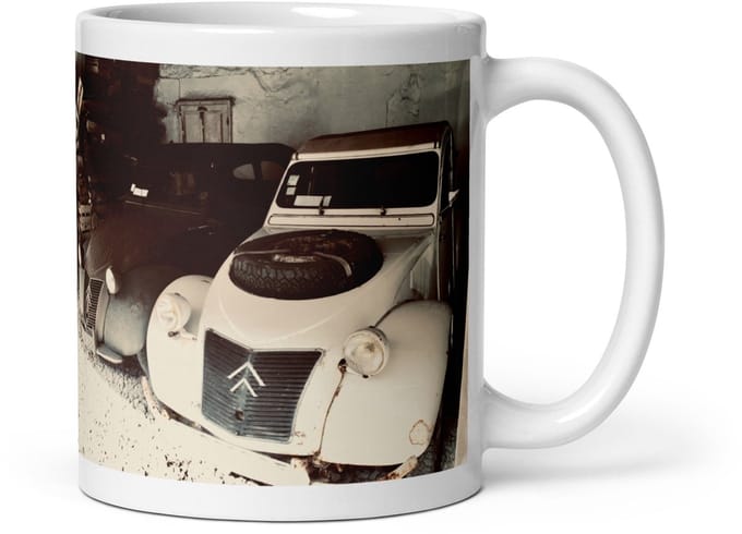De2pktjes - Sahara 2cv 4x4 mok in een schuur - 300 ml