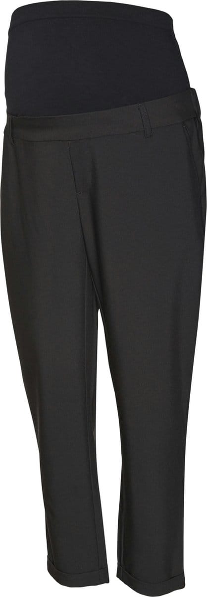 Mama Licious Broeken Regular fit Mid rise Omvouwbare zomen Chino's