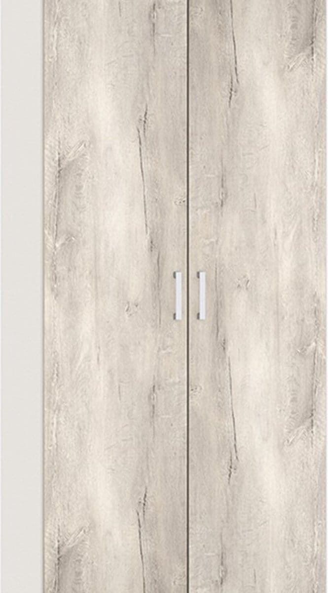 B Bright Draaideurkast Compact - 152 x 215 x 58,5 cm - wit