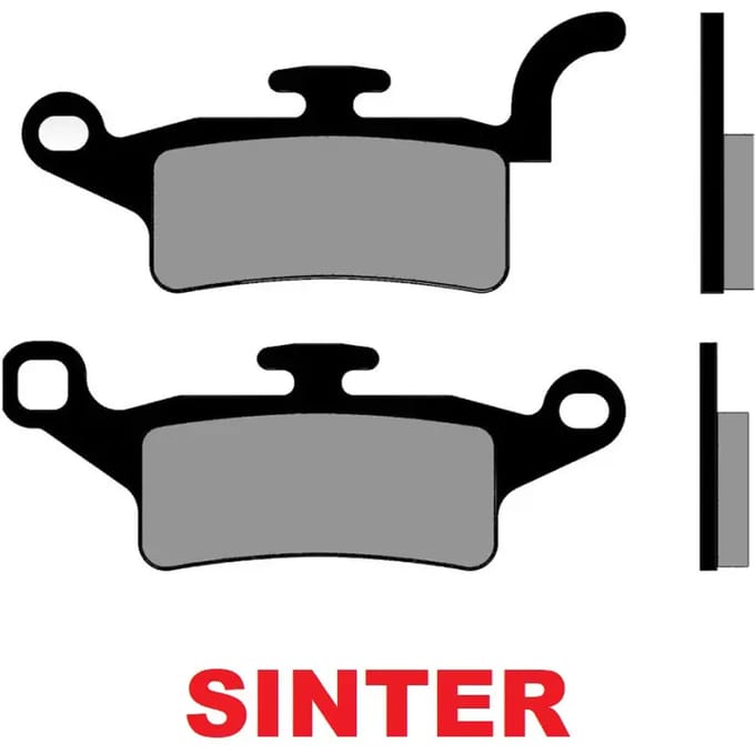 Gesinterde motorfiets remblokken Brenta