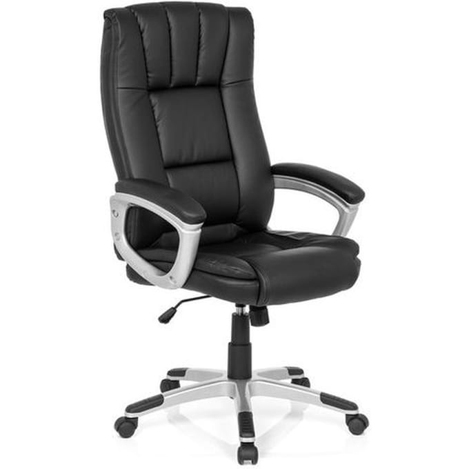 RELAX CL150 - Thuisgebruik bureaustoel Zwart HJH OFFICE Kunstleder