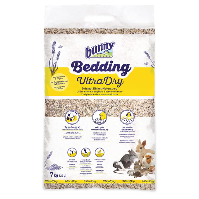 2x 29L Bunny Bedding UltraDry Knaagdier