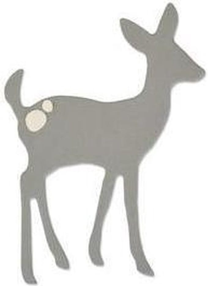 Sizzix Thinlits Mal Set - Cute deer 3Pak 661786 Samantha Barnett