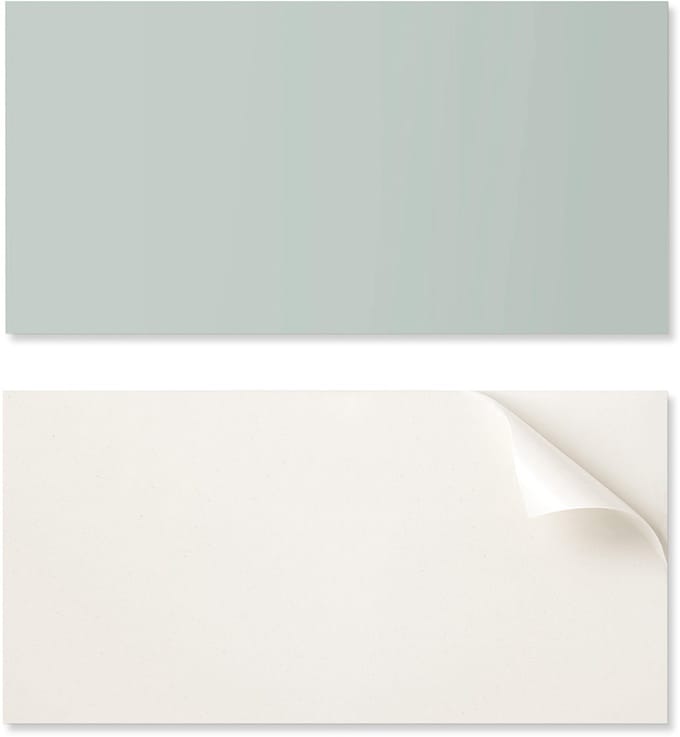 Set zelfklevende vinyltegels lichtgroen 6x60x30 cm