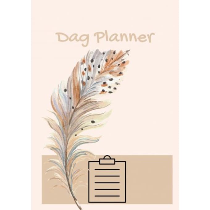 Dagplanner - Werkplanner - Boho - A4 - Veer - Ongedateerd. - Kris Degenaar