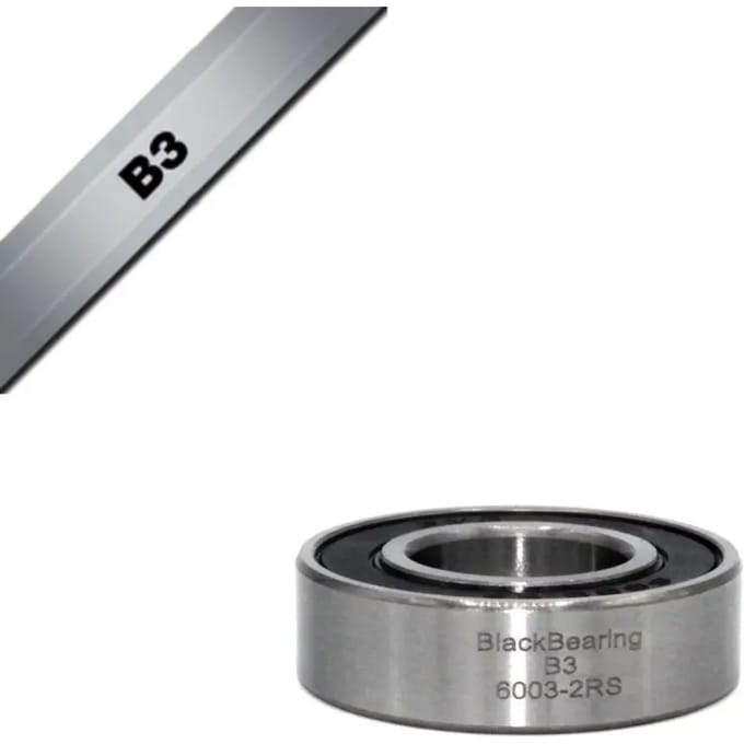 Lager Black Bearing B3 - 6003-2RS - 17 x 35 x 10 mm