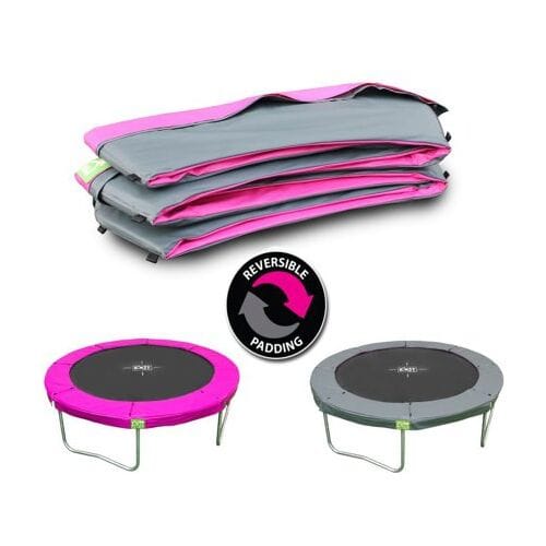 EXIT Toys EXIT beschermrand Twist trampoline ø183cm - roze/grijs
