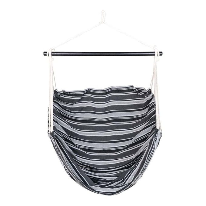 house nordic lamia hangmat stoel - zwart, grijs & wit