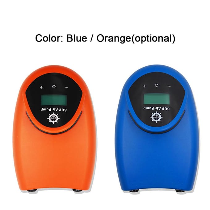 Draagbare elektrische luchtpomp 20PSI Hogedrukluchtcompressor Opblaas- en leeglooppomp met 7 blauw