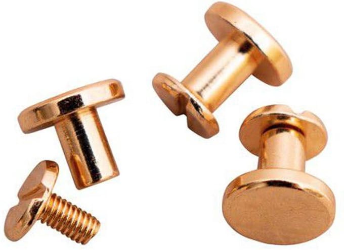 Studio Light - Essentials Planner Binding Studs Rose Nr.04 - 12 stuks