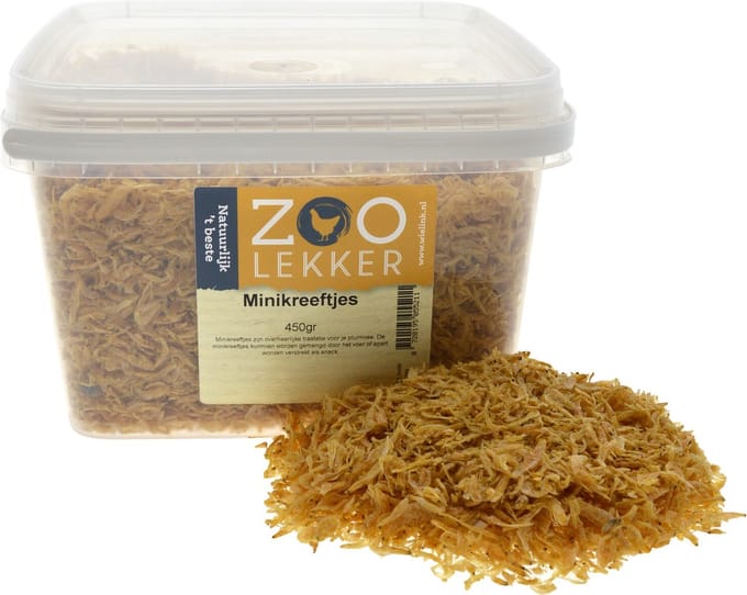 Zoolekker- Minikreeftjes- 450 gram-kippenvoer