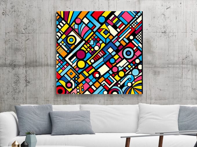 Kunstprint | Wanddecoratie | Dibond | 50 × 50 cm