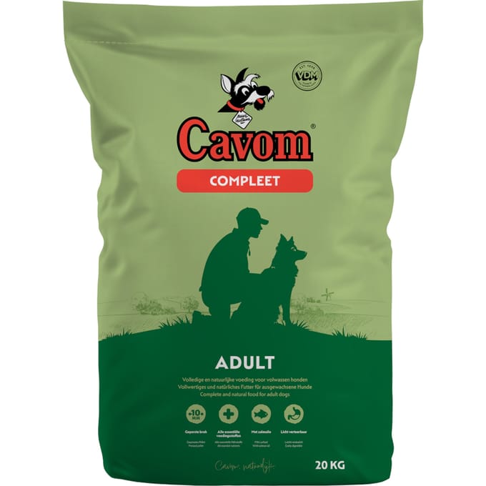 Cavom compleet Adult - geperste brokken - 20kg