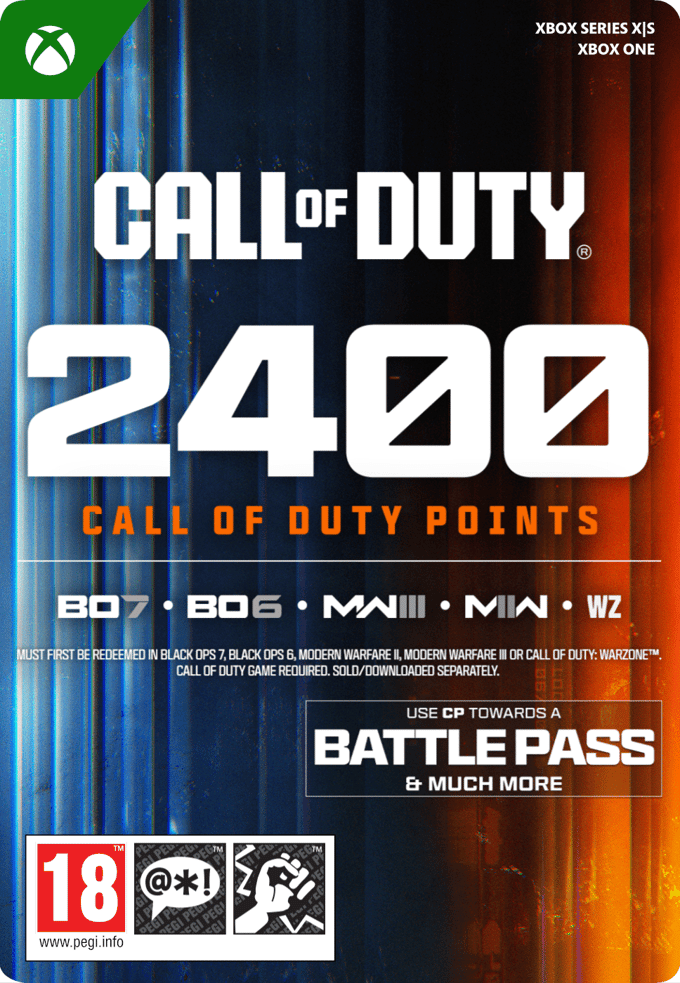 2400 CALL OF DUTY POINTS