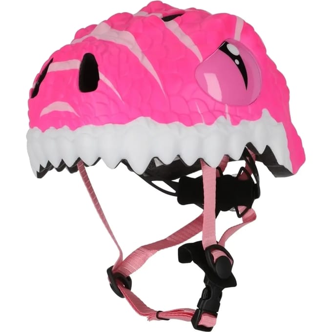Meisjes helm met gesp Crazy Safety Dino